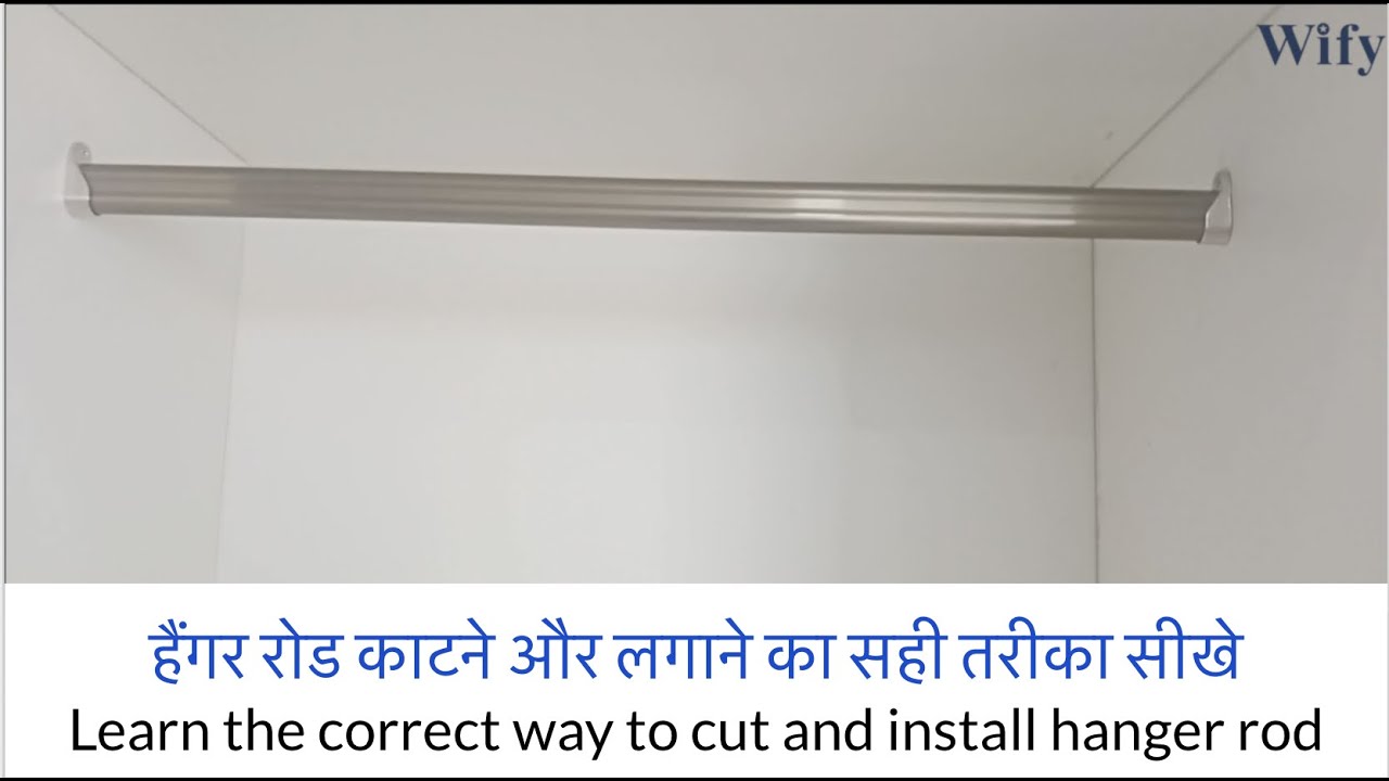 Learn the Right Way to Cut and Install Hangar Rod I हैंगर रोड काटने और लगाने का सही तरीका सीखे