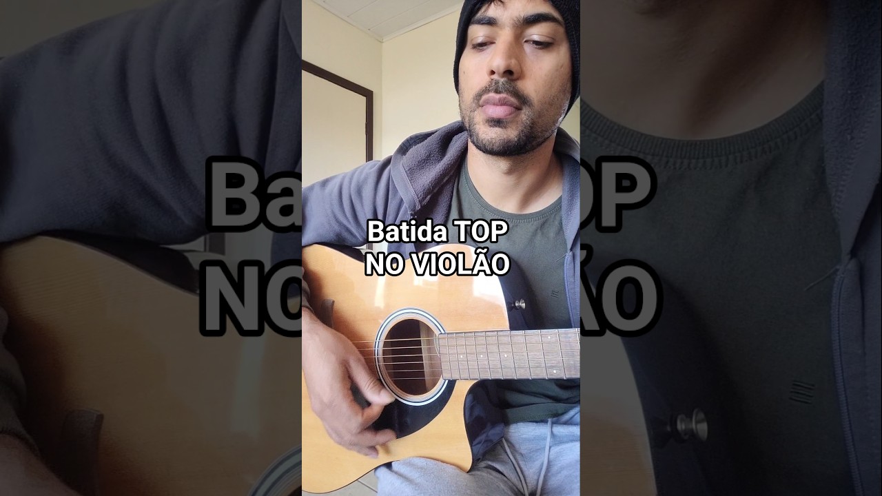 Aprenda essa batida f&aacute;cil no viol&atilde;o! #violao #auladeviolao #comotocarviolao