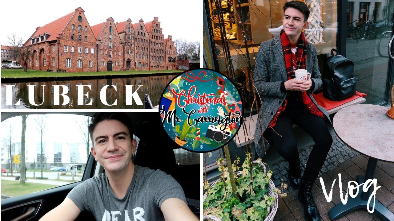 LUBECK GERMANY | SHOPPING, GERMAN CHRISTMAS MARKET, BIG WHEEL | CHRISTMAS WITH MR CARRINGTON