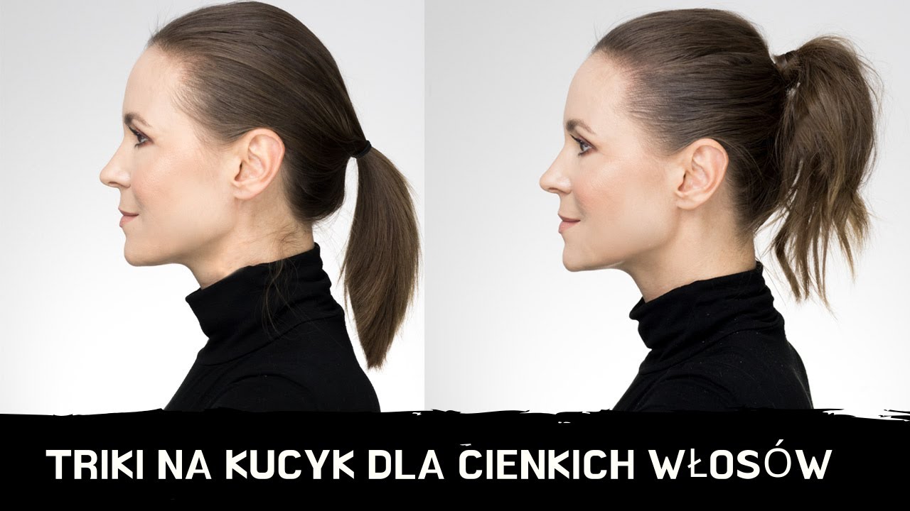 TRIKI na KUCYK dla cienkich i krótkich włosów🥰