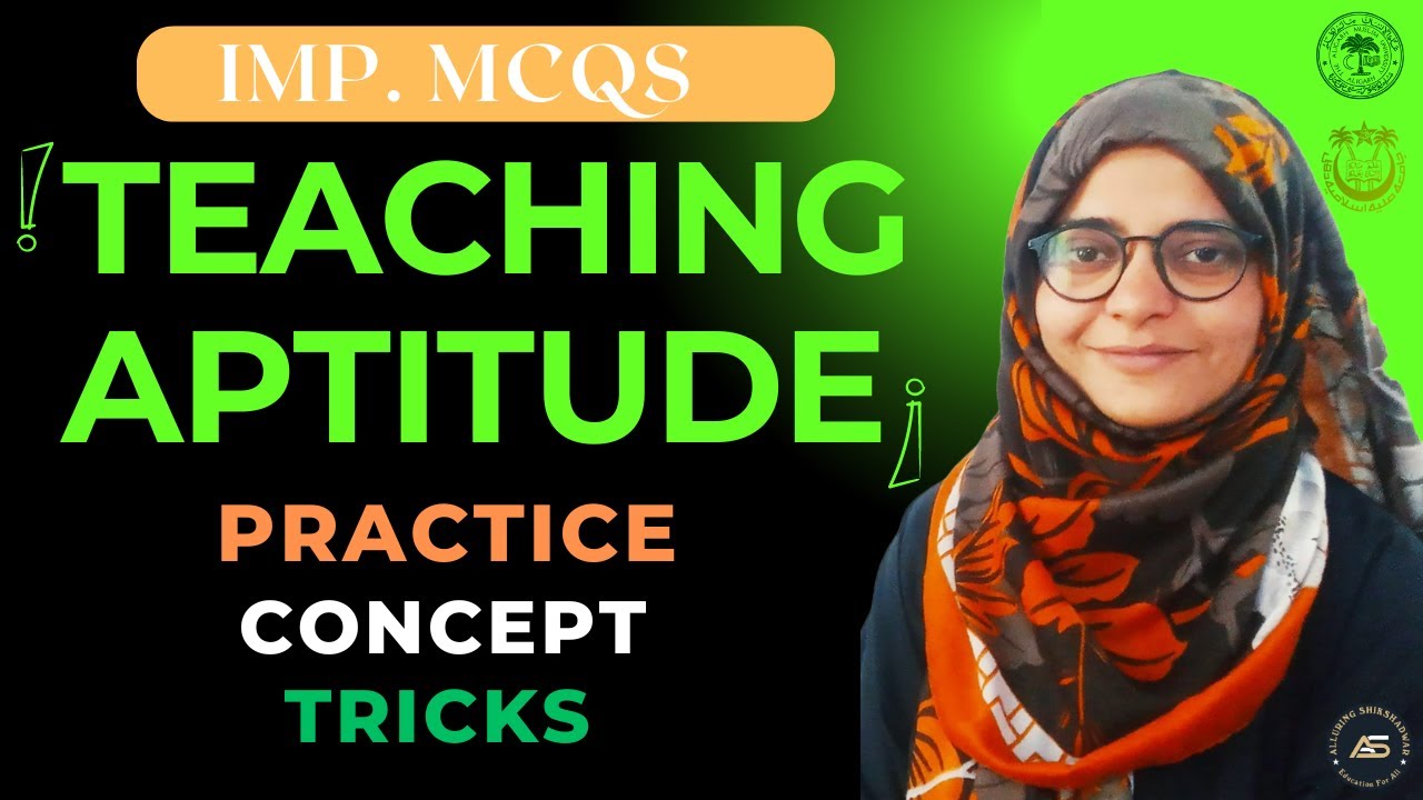 Teaching Aptitude Imp. MCQs for JMI & AMU B.Ed/B.A.B.Ed/B.Sc B.Ed Entrance exam