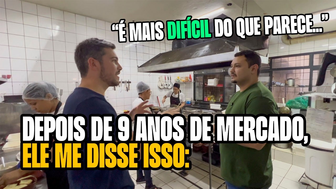 Quanto LUCRA e COMO FUNCIONA um Restaurante? (visita completa com o dono)