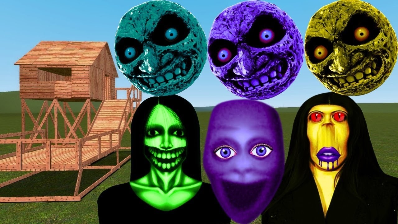 Kuchisake Onna, Jungler Original, Rosalia Bizcochito, Termina Vs Towers In Garry's Mod (Part 5)