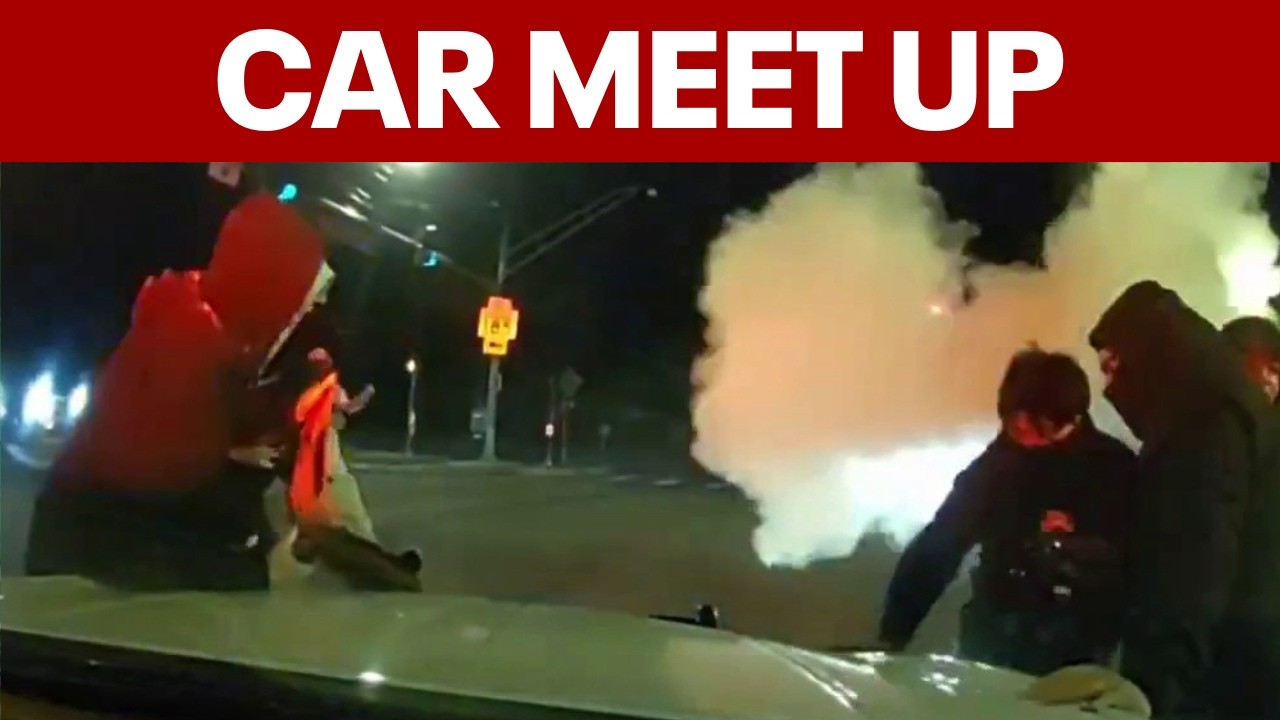 DASHCAM FOOTAGE: Police release video of car meet up in Montgomery County