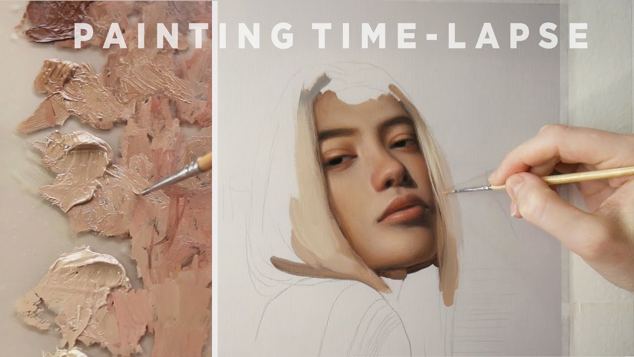 PAINTING TIME-LAPSE || Oil on paper