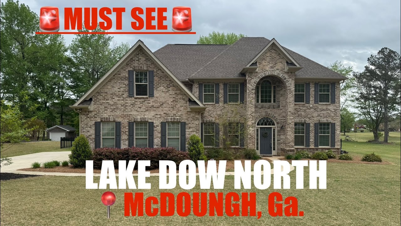 Would YOU Live Here? 👀 4-Sided Brick Beauty in McDonough, GA!