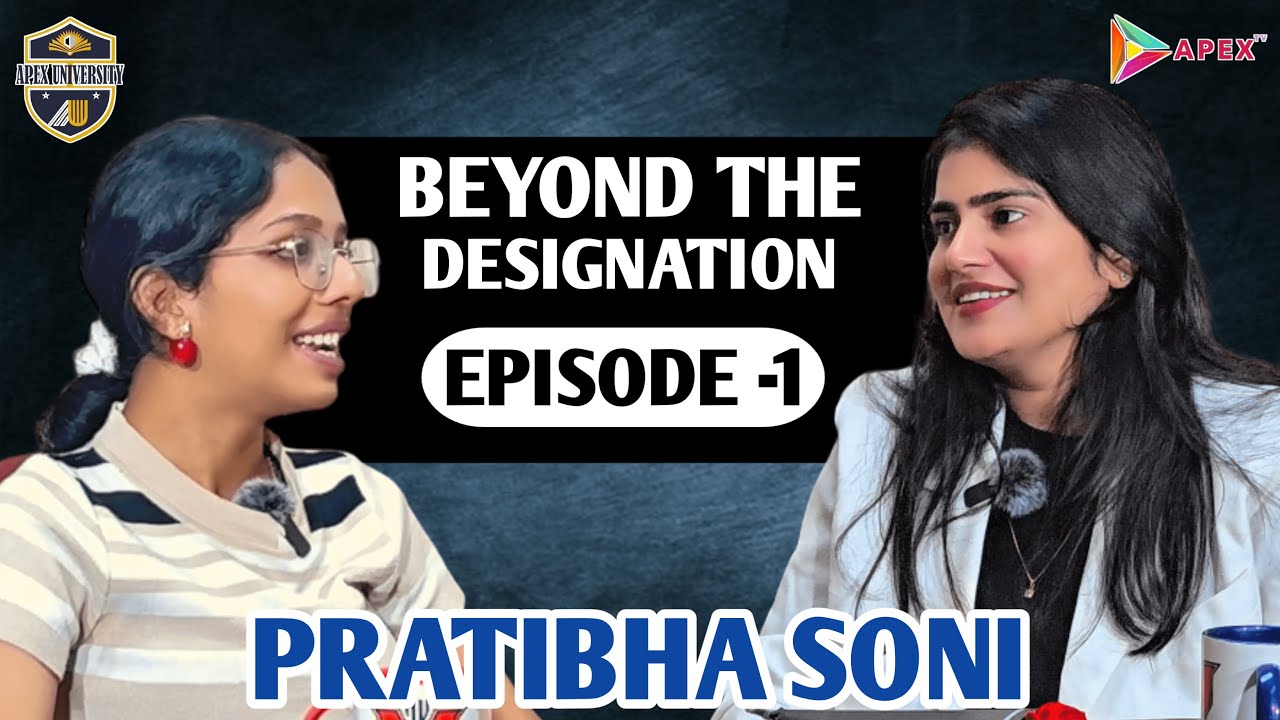 Podcast with Mrs. Pratibha Soni | Episode 1 | Apex University | @Apex University @Pratibha Soni
