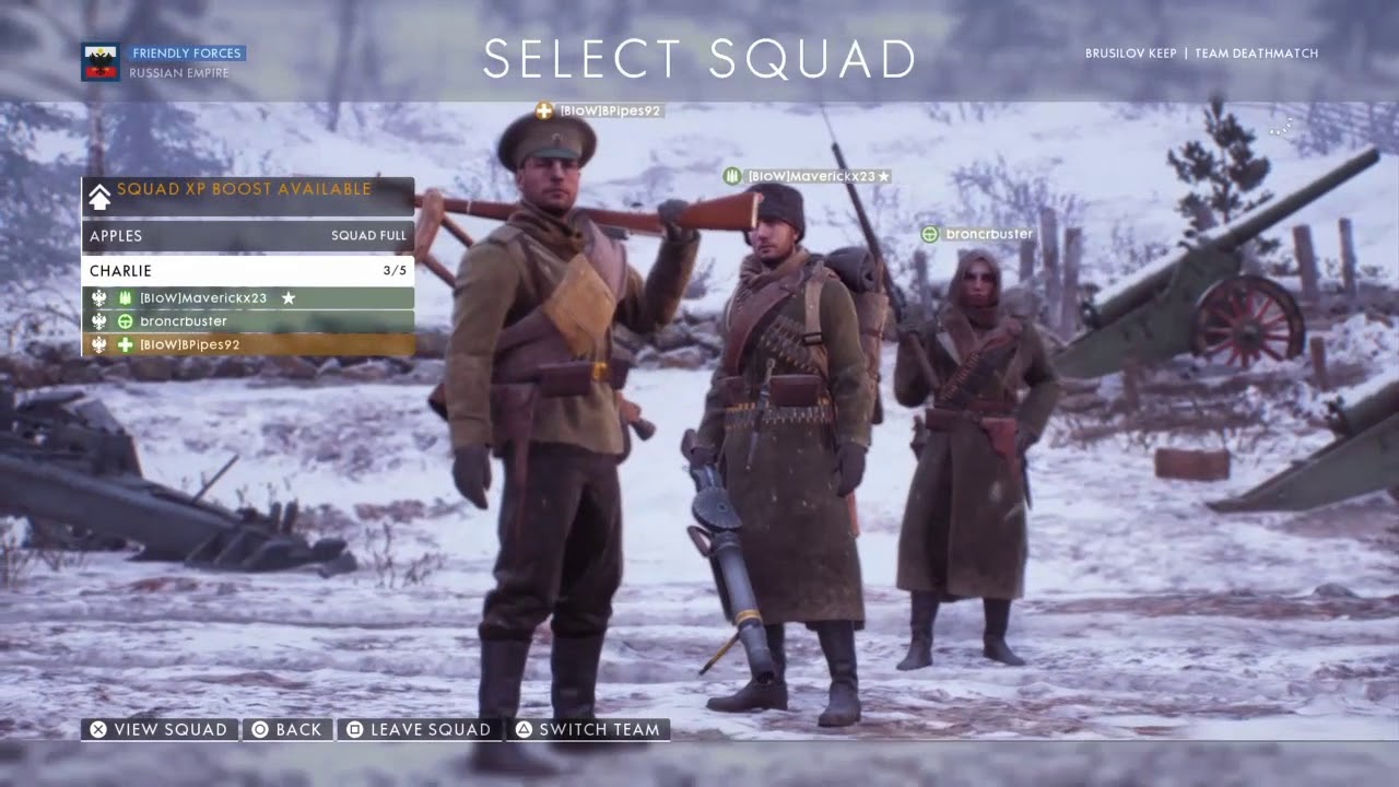 Battlefield 1 BLoW Squad Up - BLoW Bro Duo