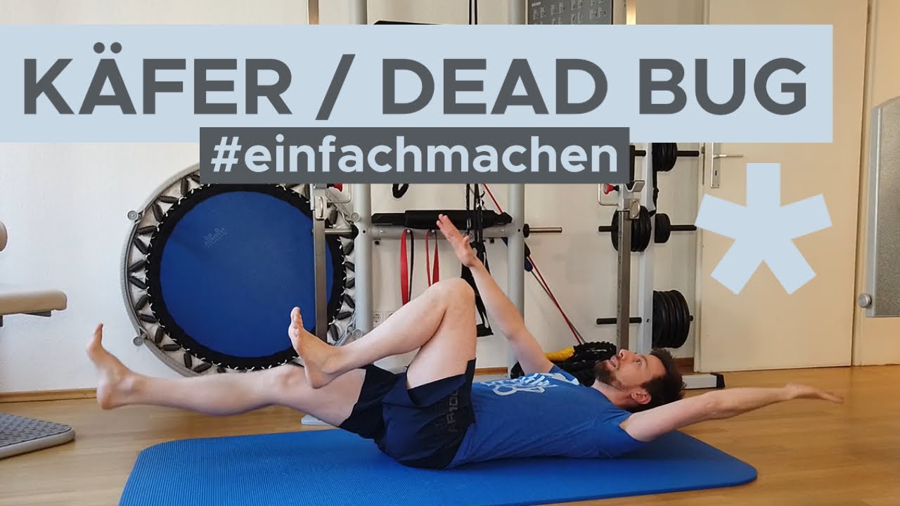 Der Käfer / Dead Bug für das Training Deiner Bauchmuskeln