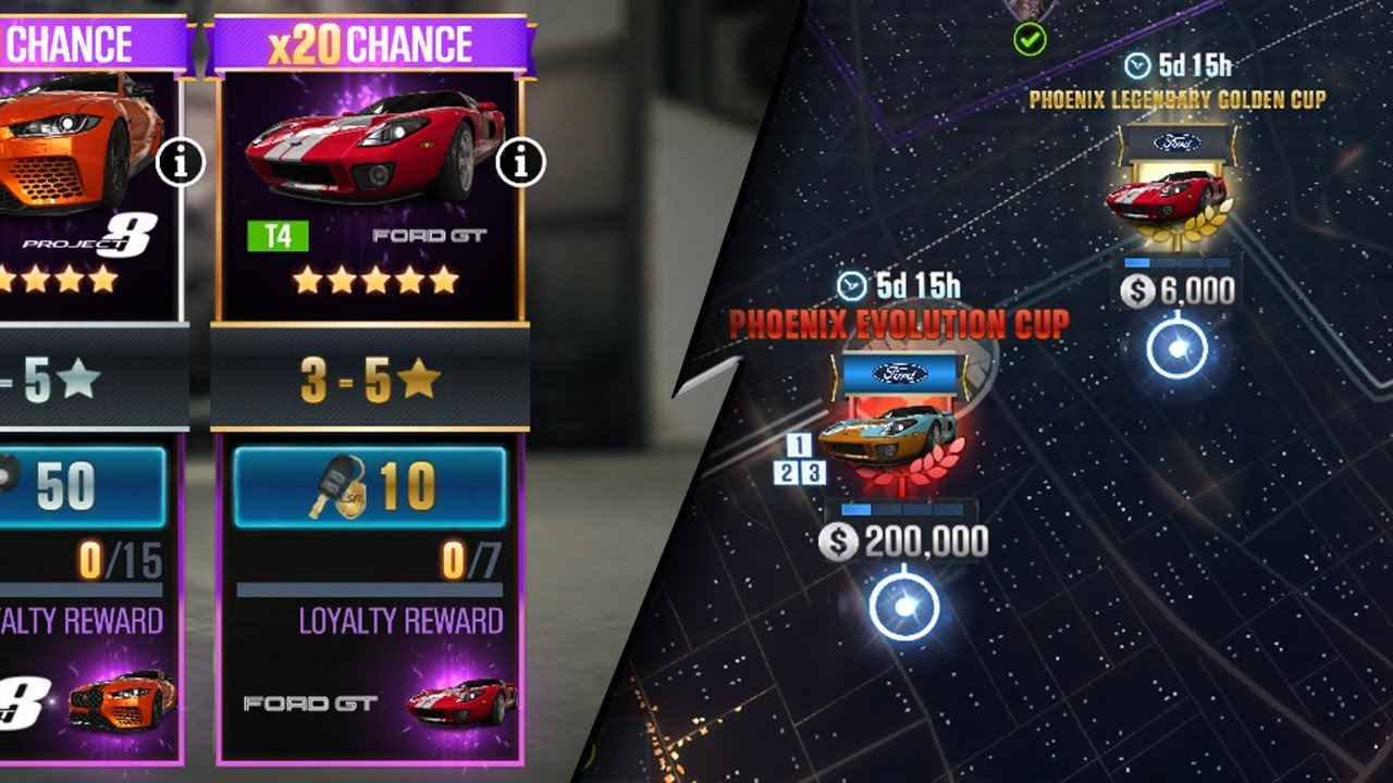 CSR Racing 2 | 20x Drop rate Ford GT & Evolution Cup!
