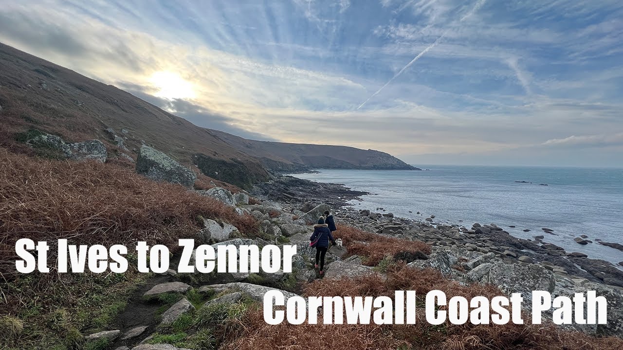 St Ives to Zennor on the Coast Path Cornwall