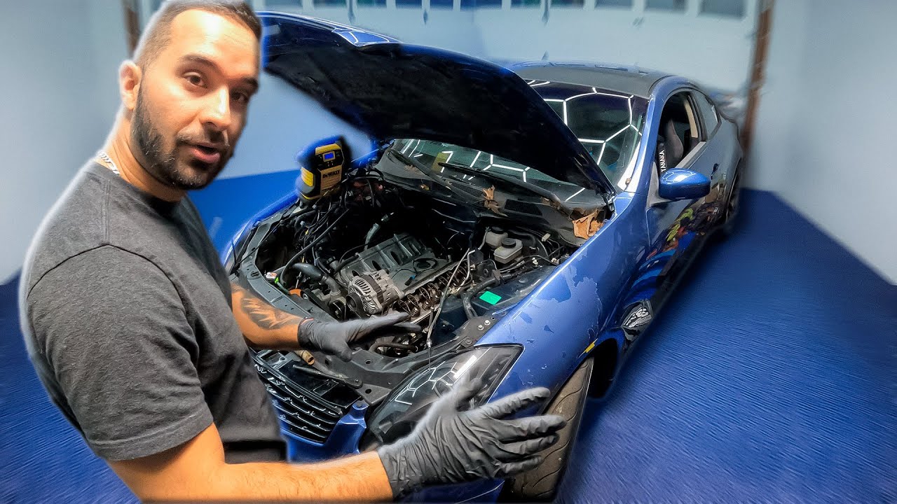 NOVELA DE MACHO: ARRUMANDO O MOTOR V8 DO G35!