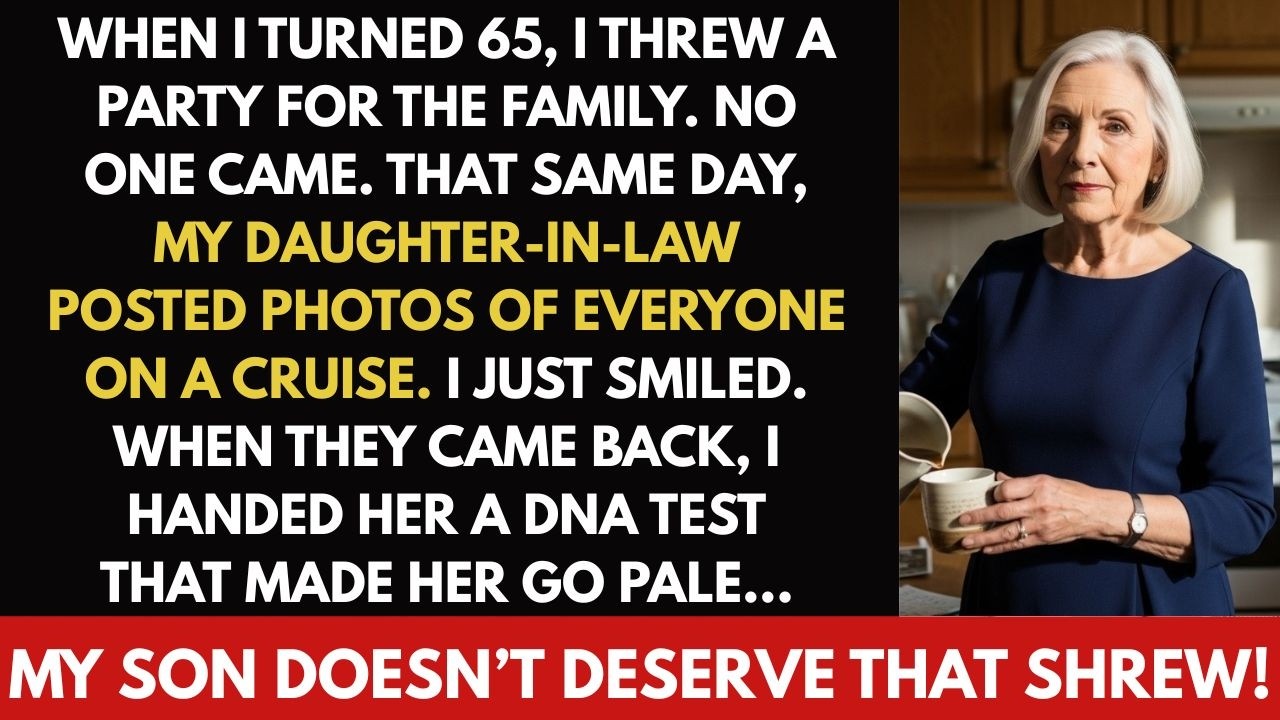 When I turned 65, I threw a party for the family. No one came. That same day, my daughter-in-law...