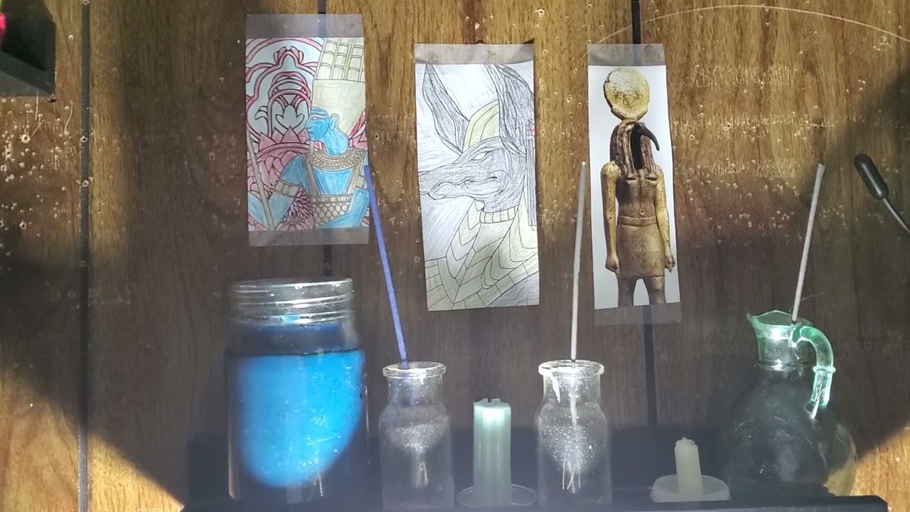 Egyptian God Thoth Altar Egyptian God Anubis Altar Egyptian God Amun Altar 🇪🇬