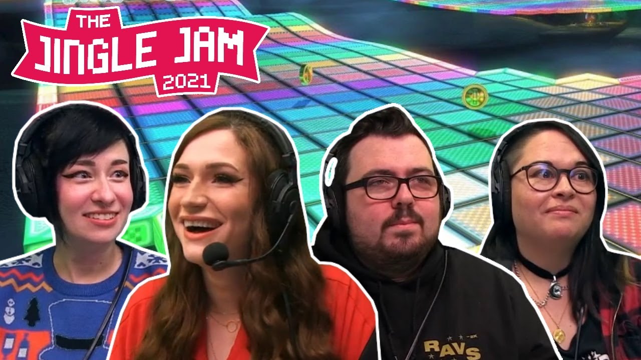 The salt must flow in Mario Kart - Yogscast Jingle Jam 2021 Highlights Day 4