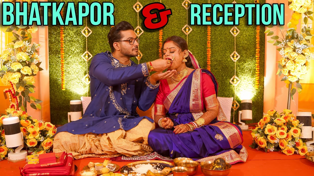 Our Wedding Reception Day ❤️ | Emotional Bhaat Kapor & Bengali Traditions | Daily Vlog