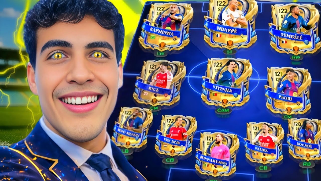 أقوى تشكيلة لعبت فيها بحياتي🔥! Ultimate TOTY ⚡️ في FC Mobile 🤯