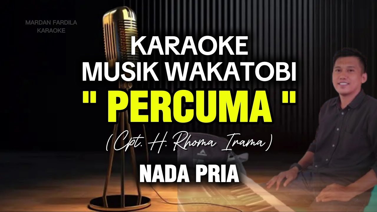 KARAOKE JOGET WAKATOBI - PERCUMA - RITA SUGIARTO - NADA PRIA
