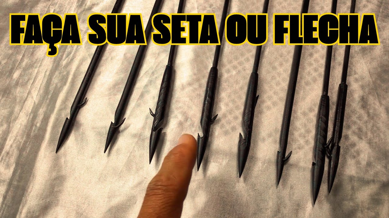 COMO FAZER FLECHAS PARA PESCA COM ESTILINGUE… passo à passo