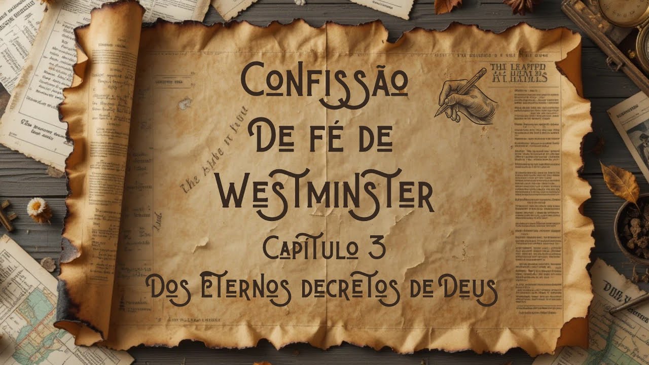 Confissão de fé de Westminster Cap 3 - Dos Eternos decretos de Deus | Estudo Bíblico | 5ª IPC
