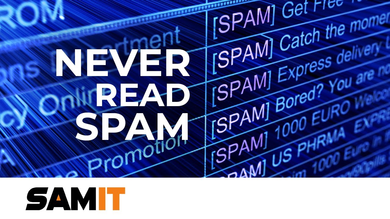 STOP READING SPAM