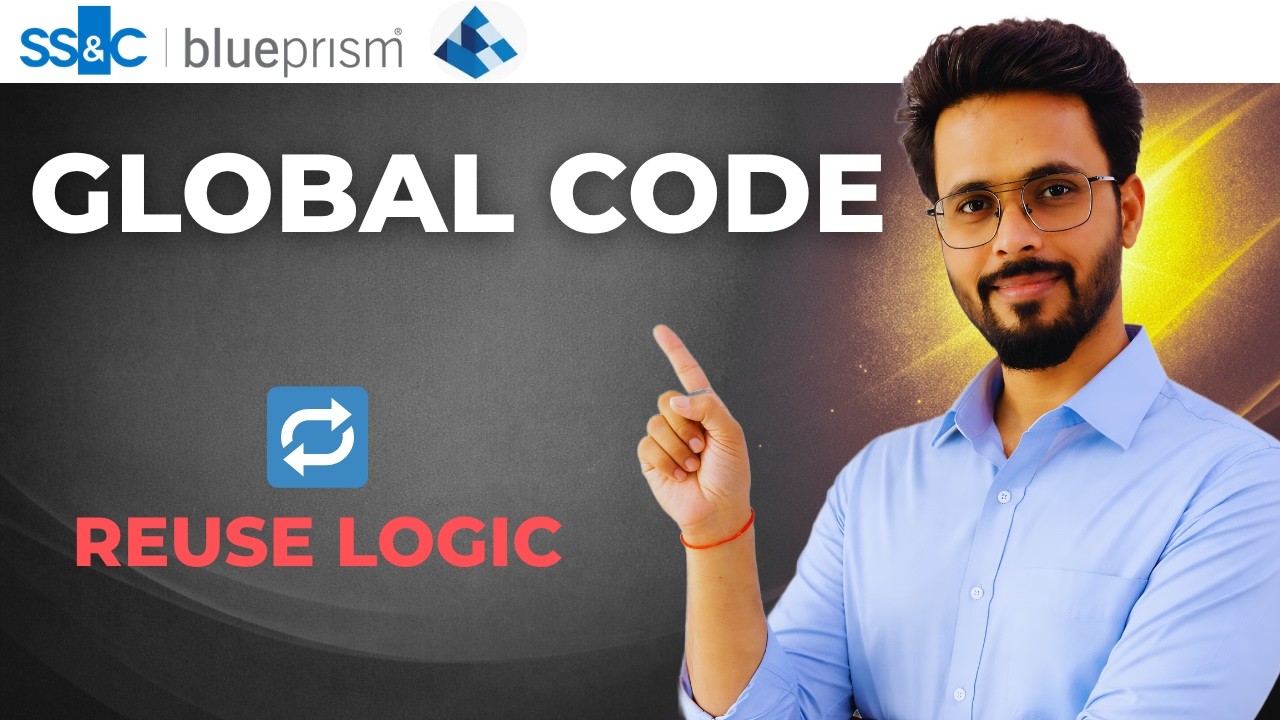 👉 Global Code in Blue Prism Explained | Reusable Logic in Object Studio 🔥