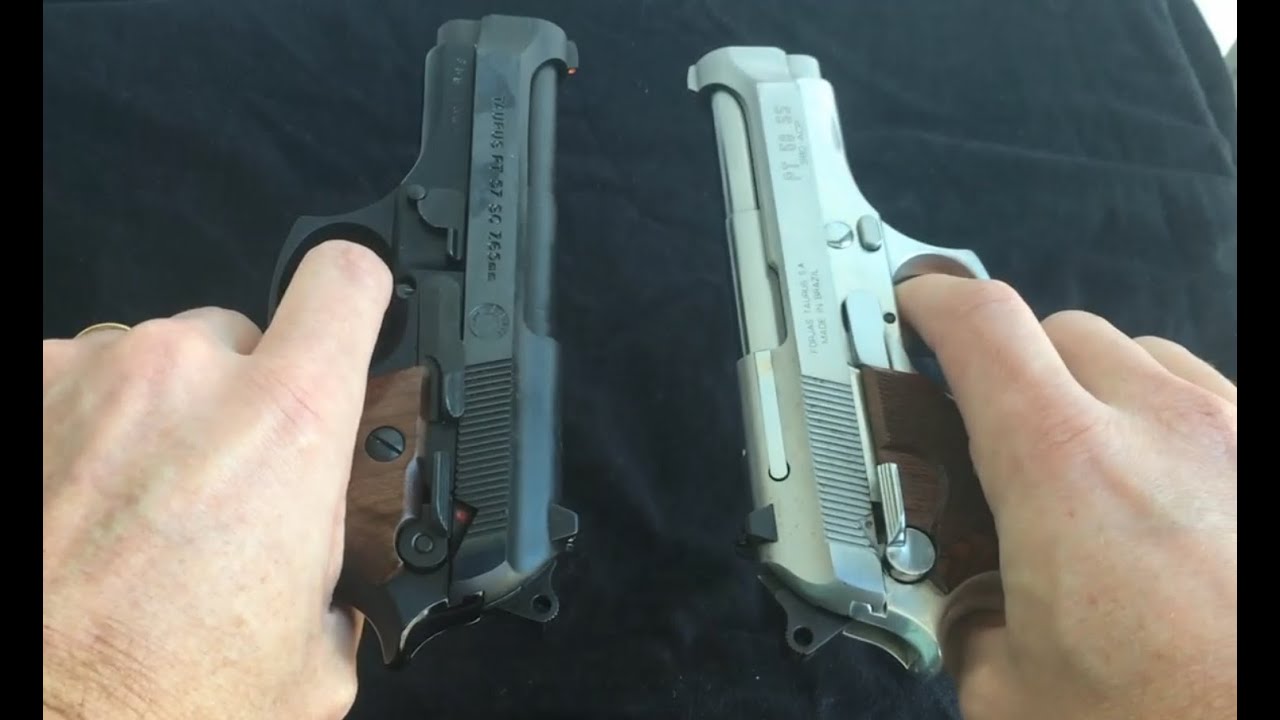 ✅Comparação TAURUS PT 57 SC 7,65mm e PT 58 SS 380
