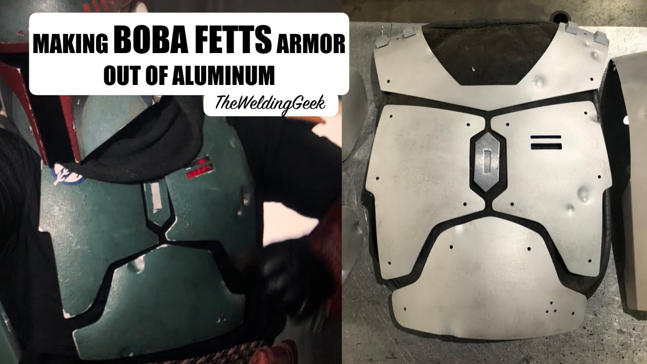 Making BOBA FETTS armor out of aluminum