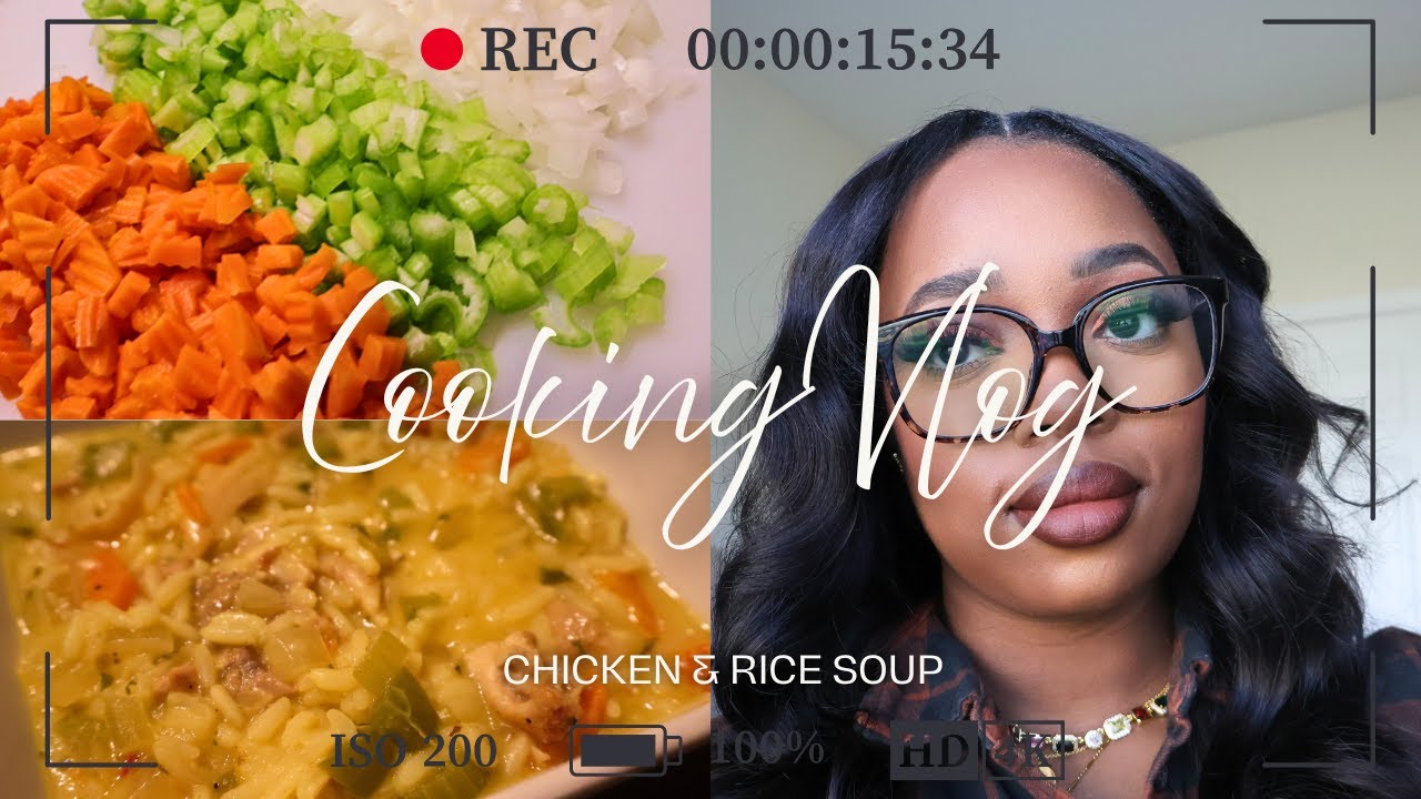 COOKING VLOG | Chicken & Rice Soup | Cozy Fall Soup | Grocery Run | Grocery Haul