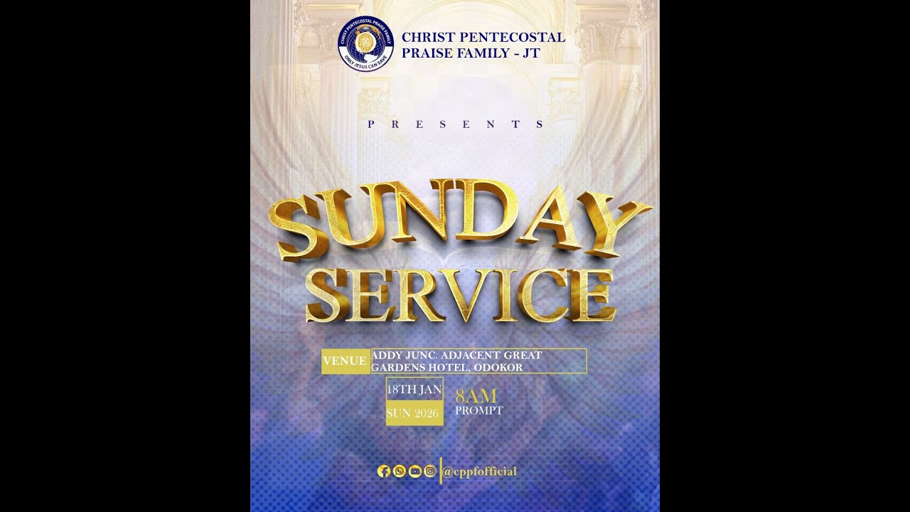 SUNDAY WORSHIP  SERVICE || JUDAH TEMPLE