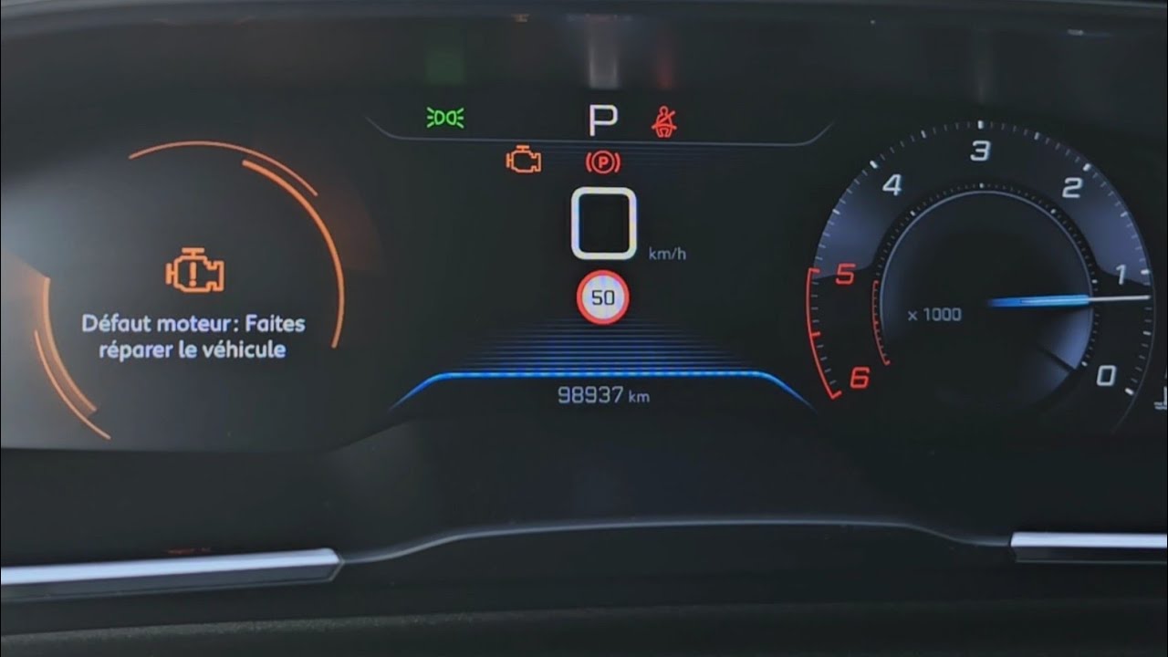 Défaut Moteur faites réparer le véhicule Peugeot 508 Blue-Hdi 2.0 L