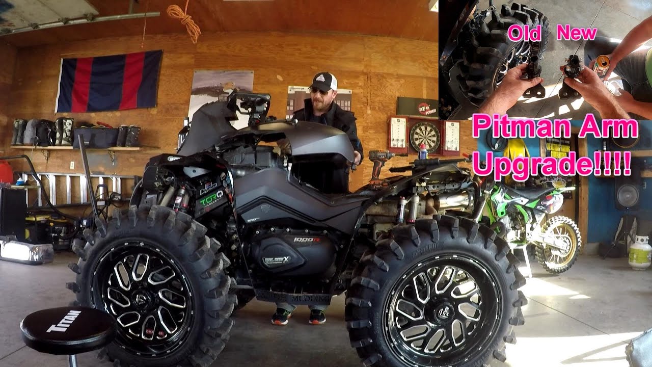Can-Am Renegade Xmr1000r, Upgraded Pitman Arm Install