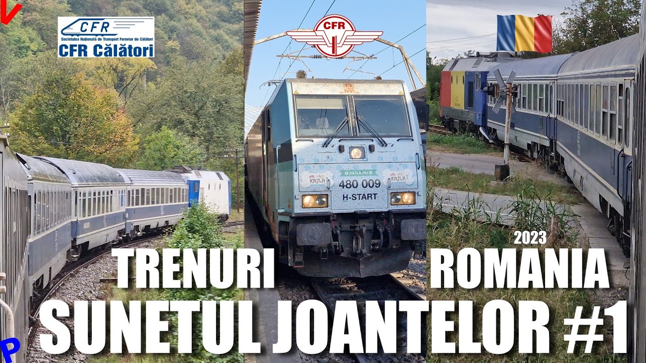 Glasul rotilor de tren | Cele mai bune momente trenuri CFR Romania 2023 #1
