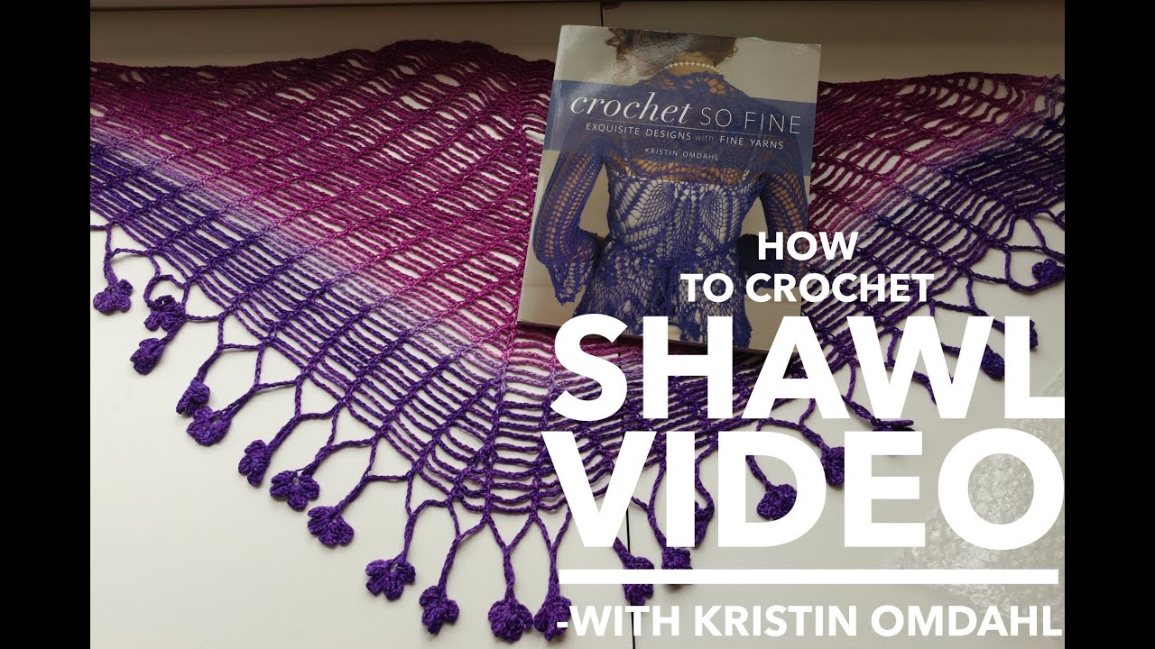 How to Crochet Sprout Chain Shawlette