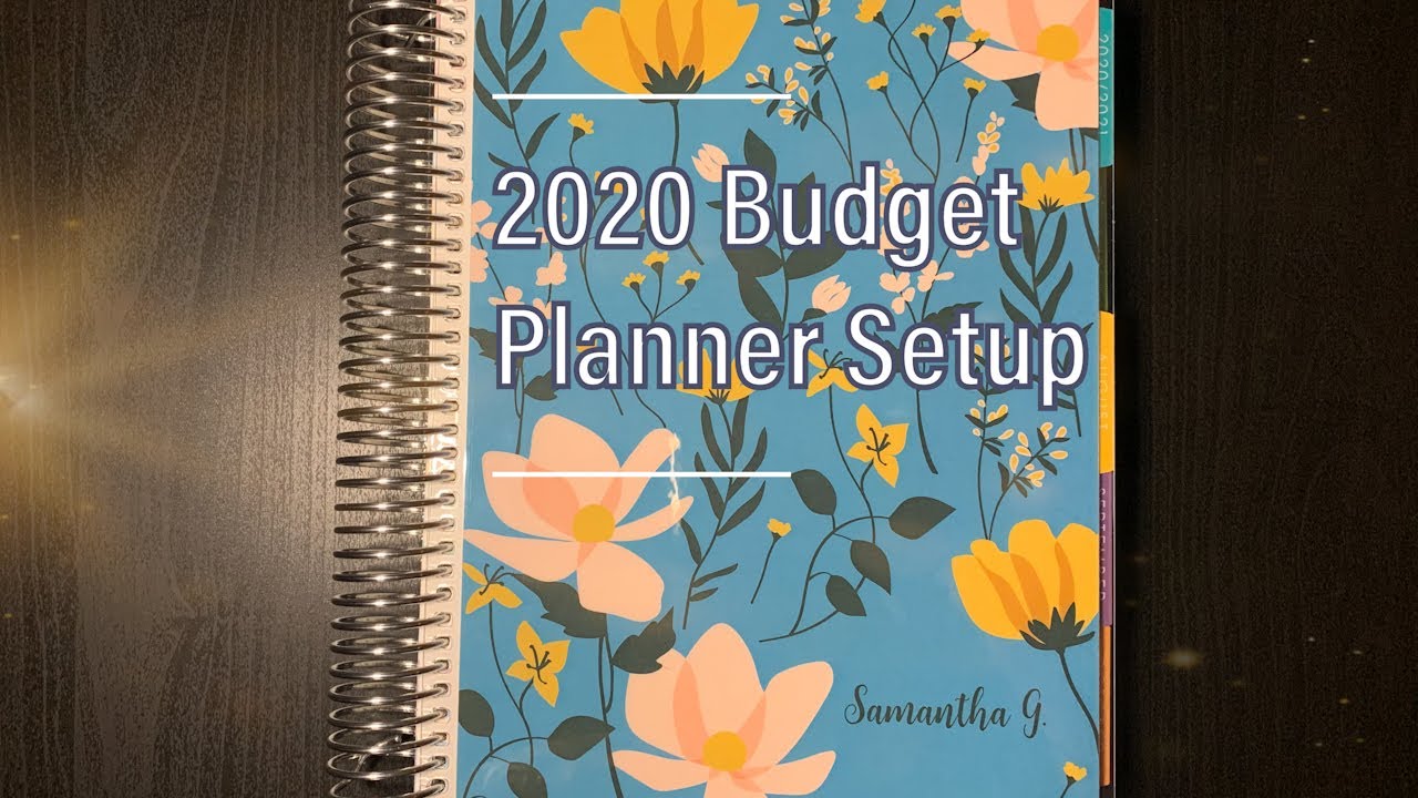 Budget Planner Setup 2020 | Erin Condren Monthly Planner | Budget with Me