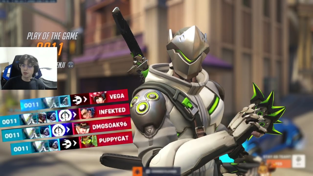 S9MM PRO GENJI GAMEPLAY - POTG OVERWATCH 2 TOP 500 SEASON 8