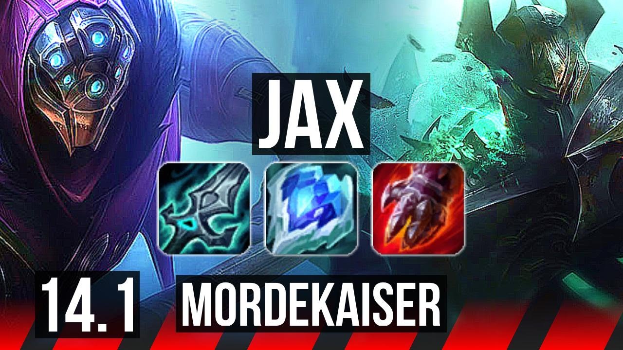 JAX vs MORDEKAISER (TOP) | 6 solo kills, Legendary, 14/3/6 | BR Master | 14.1