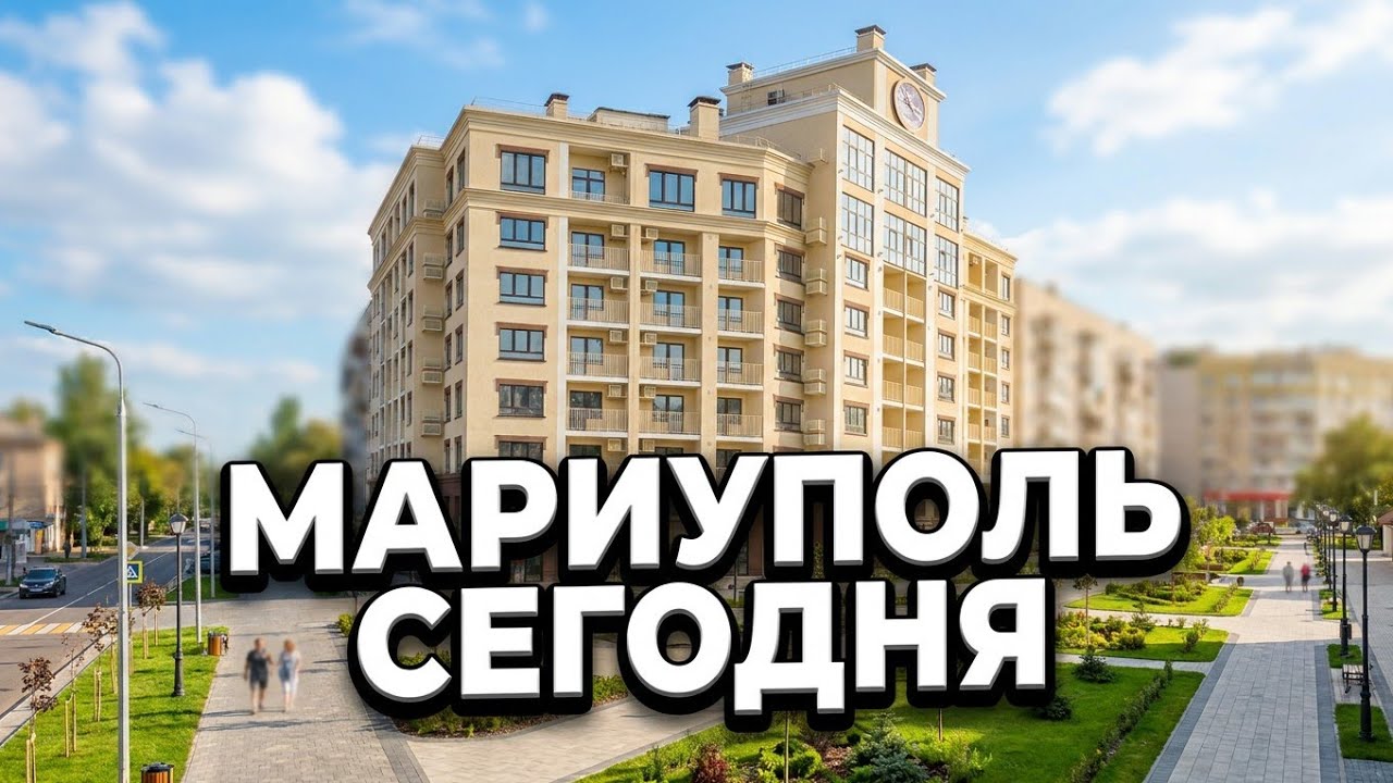 МАРИУПОЛЬ СЕГОДНЯ Поездка по городу Мариуполю