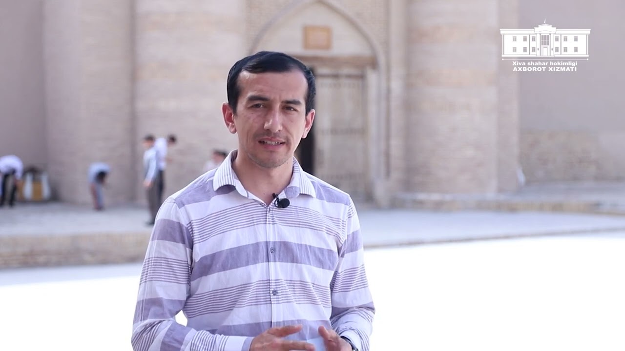 Xiva shahridagi Ichon qal'a davlat muzey qo'riqxonasi muzeylarilari xaqida ma'lumot (Brifing)