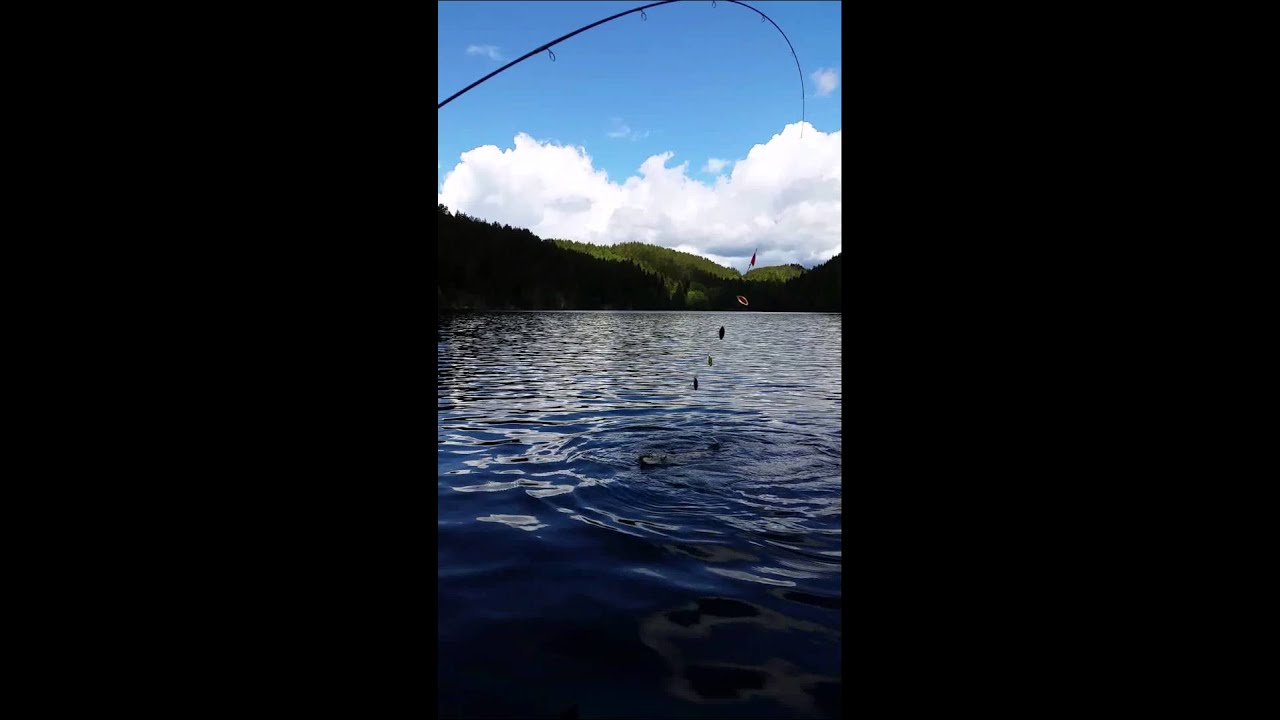 Henrik får ørret i Nøklevann 3,4 kg