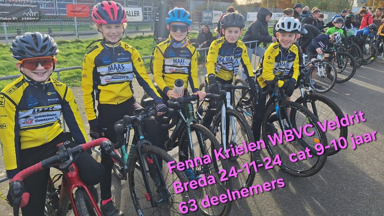 Fenna Krielen WBVC Veldrit Breda 24-11-24 cat 9-10 jaar short