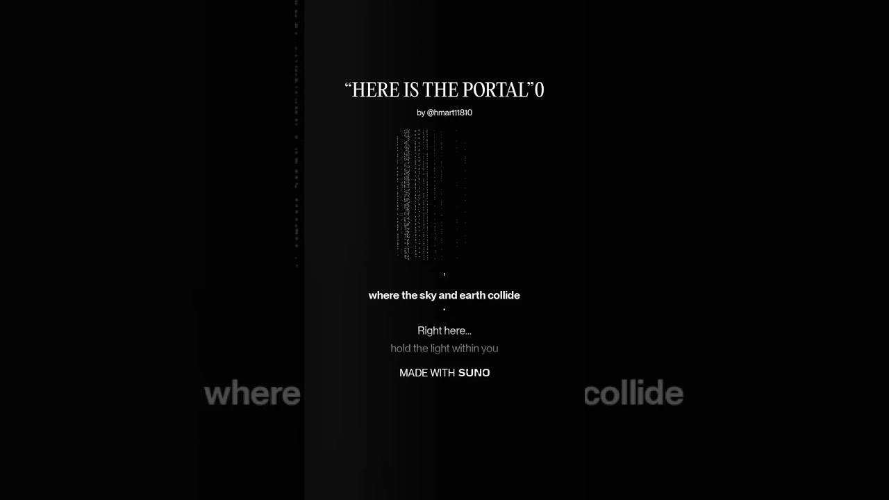 “HERE IS THE PORTAL”0 El objetivo Unificarnos desde el amor Incondicional