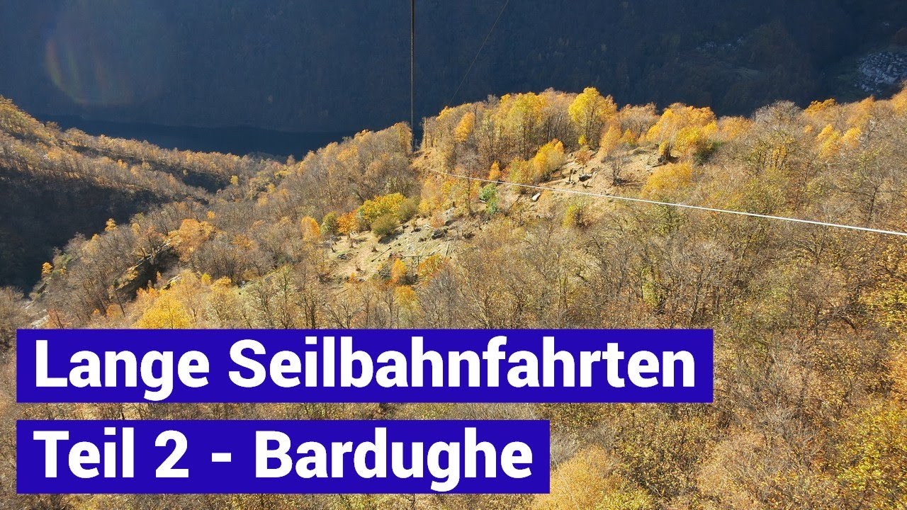 Vogorno - Bardughe private Seilbahn funivia - lange Seilbahnen Schweiz Teil 2