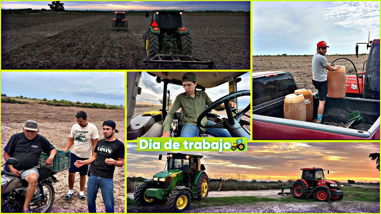 SUBSUELIANDO LAS PARCELAS EN LOS DOS TRACTORES Y ASI FUEL UN DÍA DE TRABAJO ‼️(elmariomt)