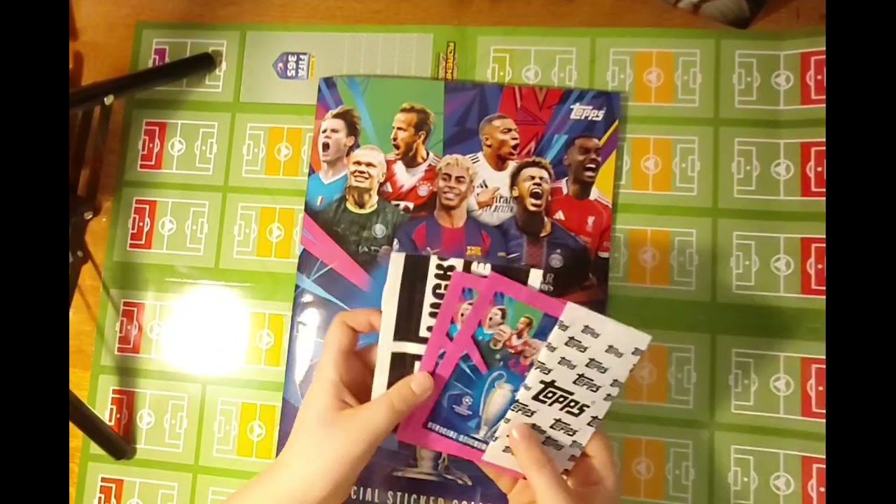 Topps Champions League 2026 matricás album - starter pack