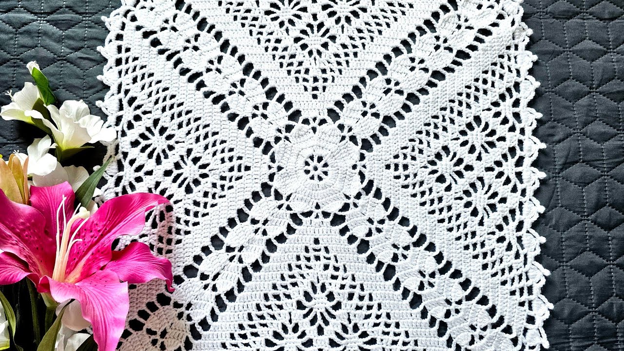 Classic Crochet Lace Pattern PART 2 #crochetworldcreations
