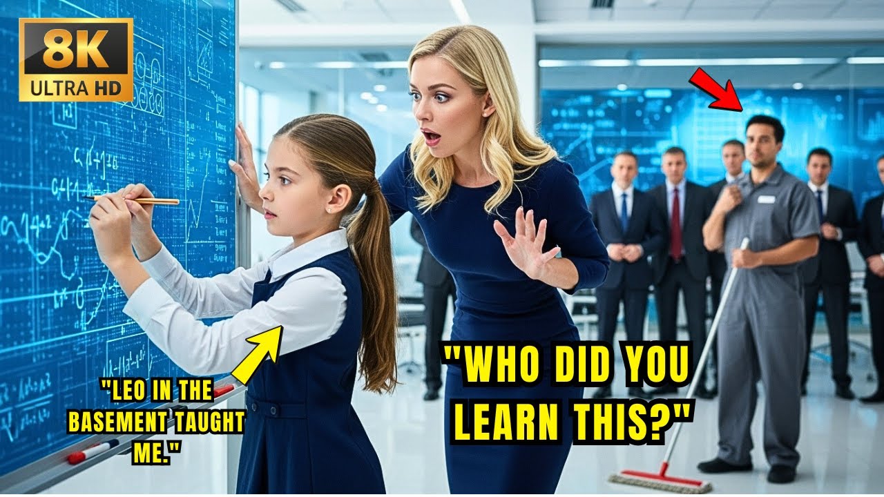 CEO Discovers Janitor Who Secretly Taught Her Daughter Advanced Math — Truth Left Her Stunned