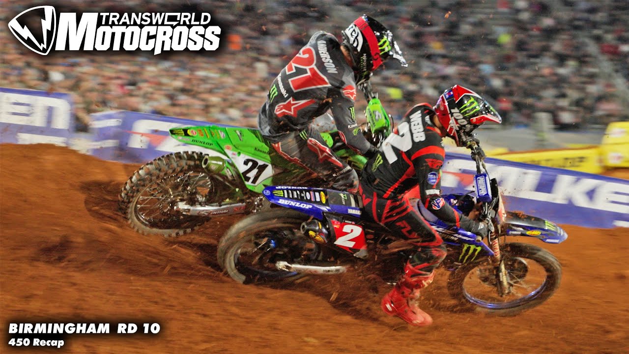 Birmingham Supercross [450] Triple Crown Highlights | Points Gap Narrowed