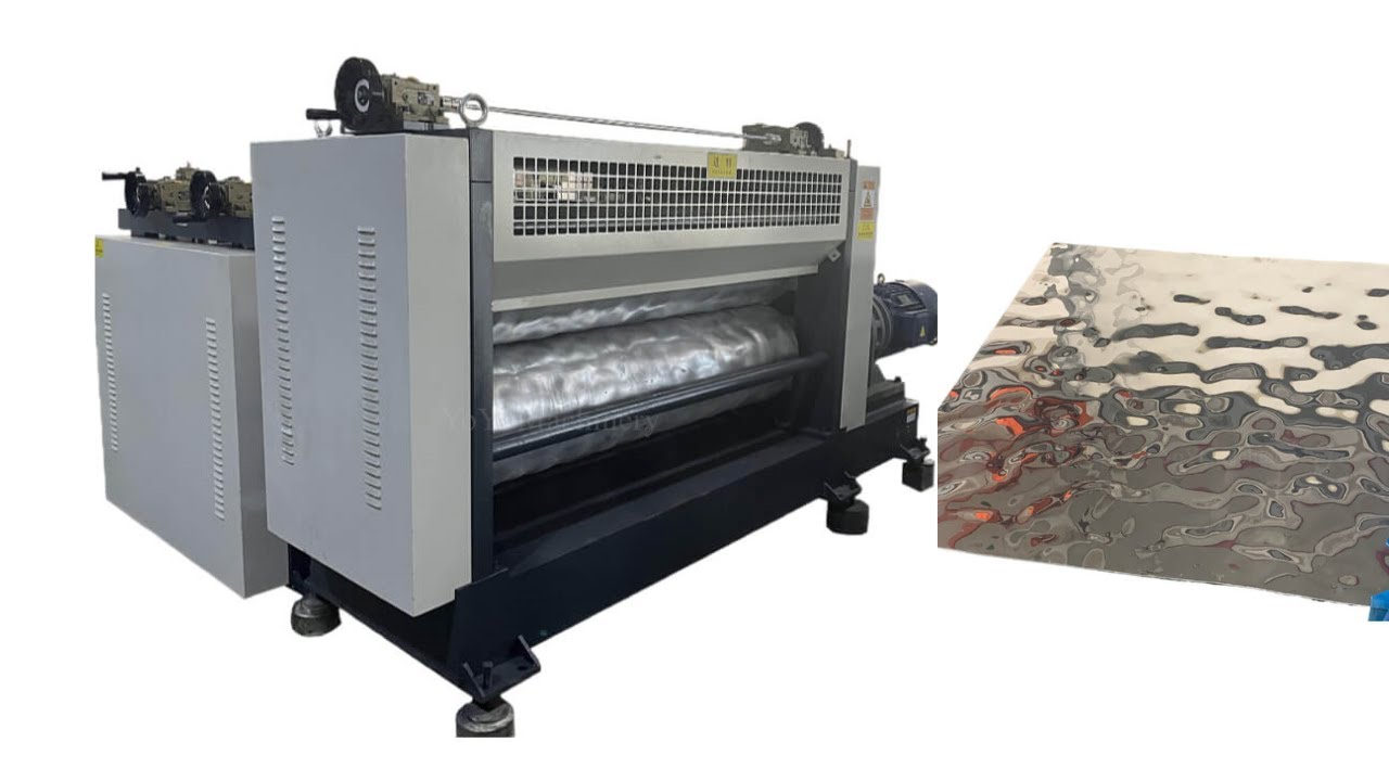Water Ripple Embossing Machine Stainless Steel Decorative Panel