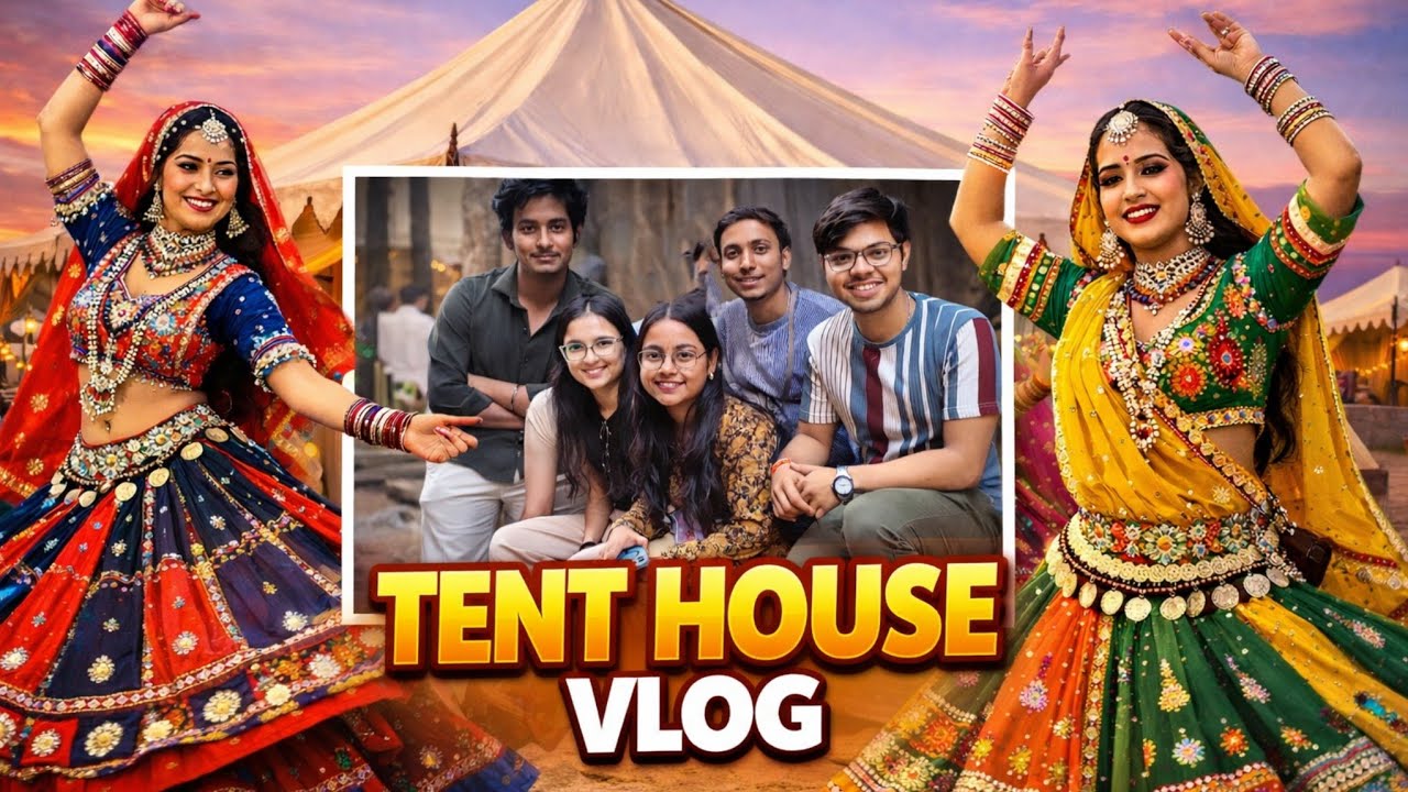 Day 2(part 6) Tent house vlog ⛺... #vlog #rajasthantrip #vlogtravelvlog  